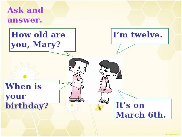 初一上册英语英语Unit8 When is your birthday Section A ppt课件第4页