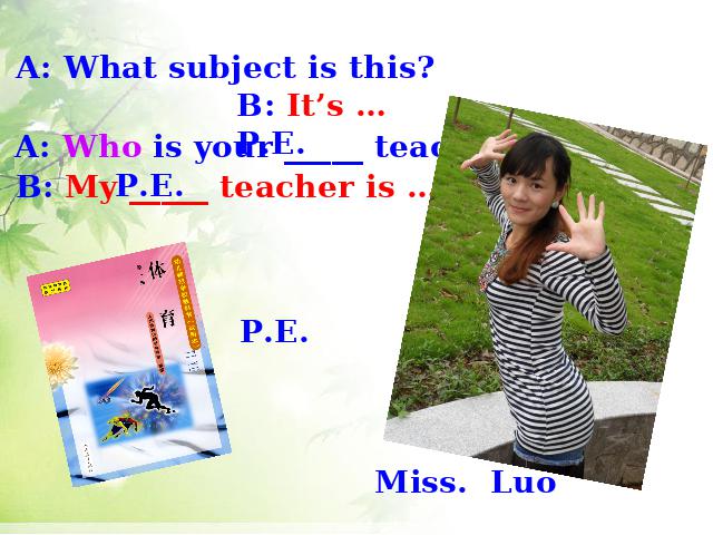 初一上册英语教学课件Unit9 My favorite subject is scienceppt（英语）第8页