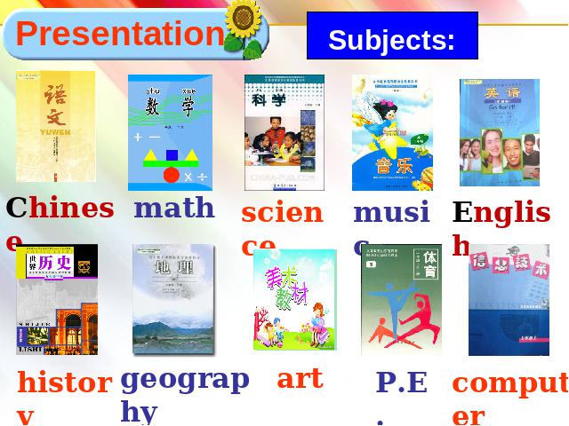 初一上册英语My favorite subject is science Section A 1a-1c上课下第7页