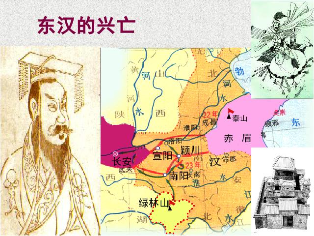初一上册历史历史《第13课:东汉的兴亡》课件ppt第1页