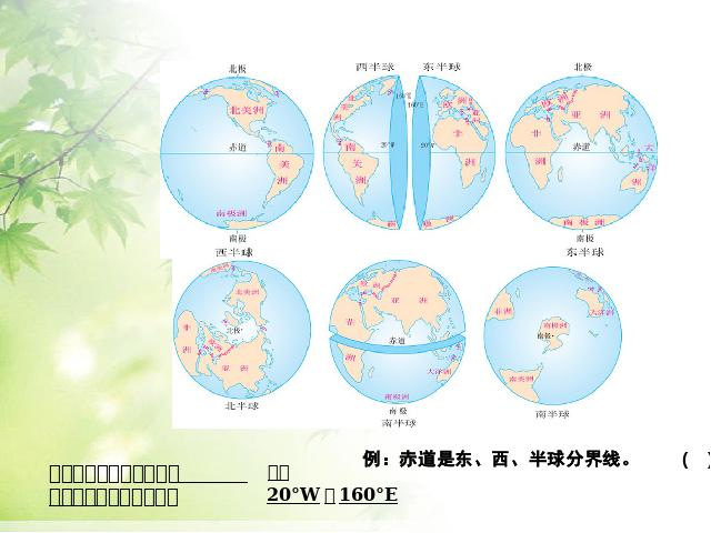 初一上册地理地理期末总复习资料ppt比赛获奖教学课件第5页