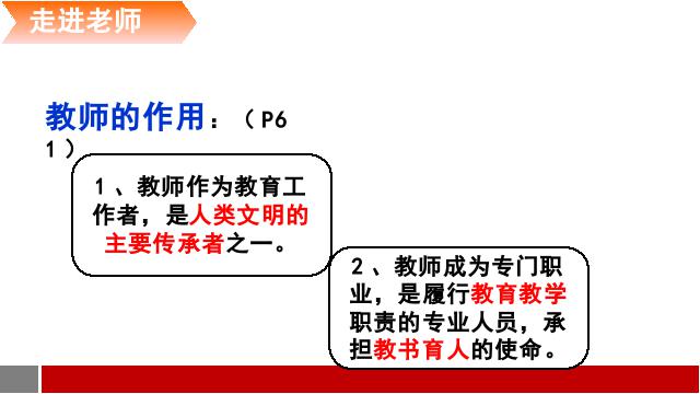 初一上册道德与法治道德与法治《6.1走近老师》第7页