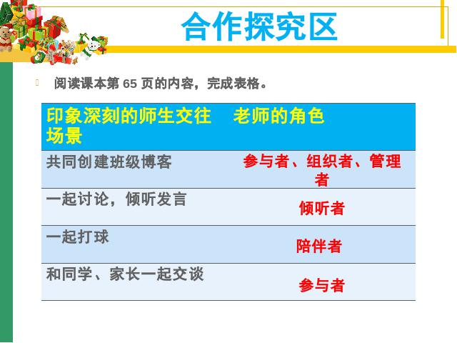 初一上册道德与法治道德与法治《师生交往》第3页