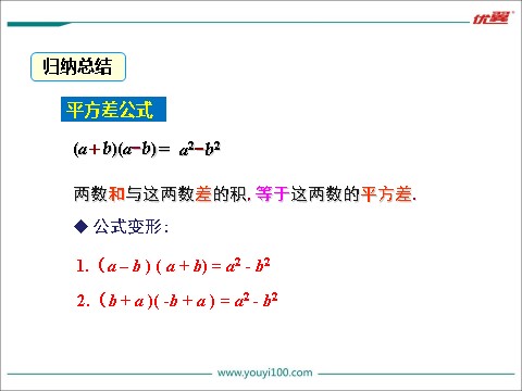 初一下册数学（湘教版）2.2.1 0平方差公式00第7页