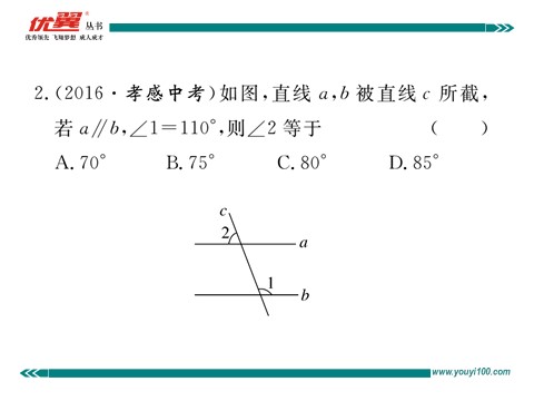 初一下册数学（湘教版）4.3 0平行线的性质第5页