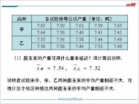 初一下册数学（湘教版）6.2 方差0第6页