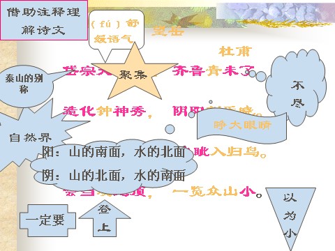 初一下册语文望岳2第6页