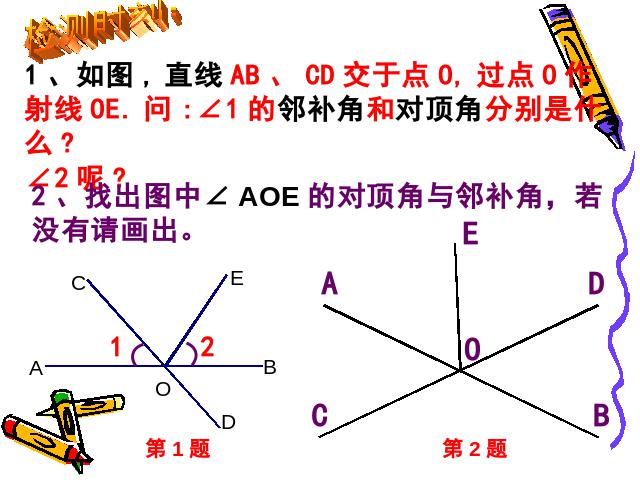 初一下册数学课件《5.1.1相交线与平行线》ppt第10页