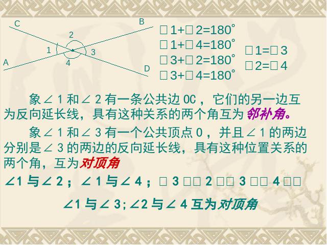 初一下册数学课件《5.1相交线》（数学）第4页