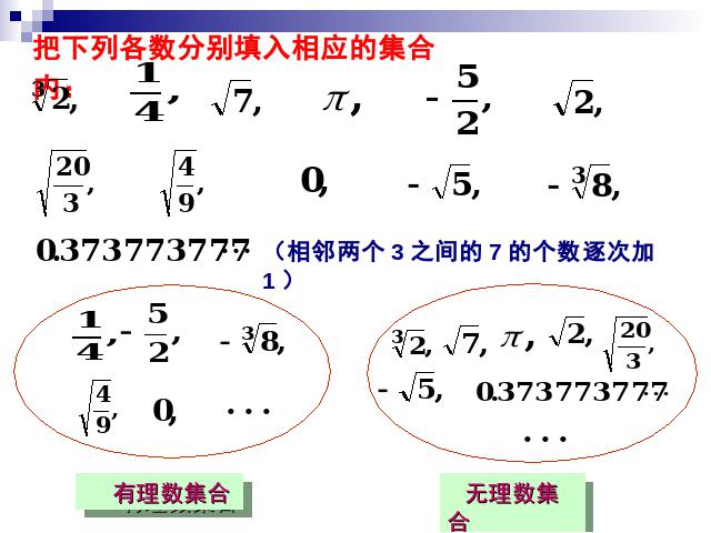 初一下册数学课件《6.3实数》（数学）第7页