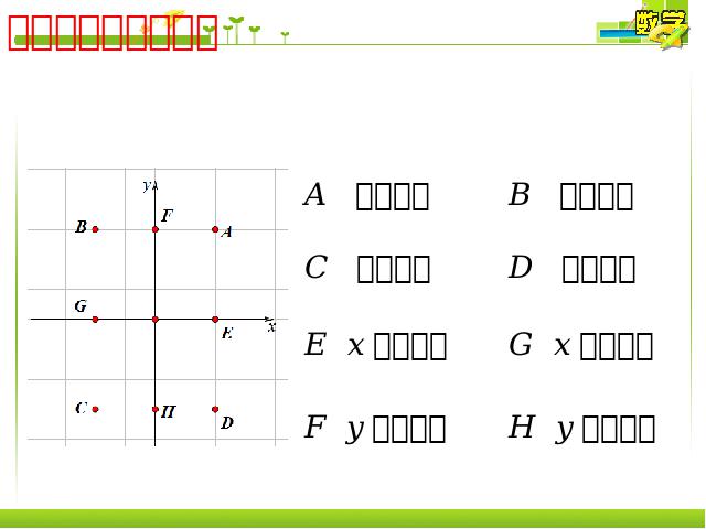初一下册数学数学《平面直角坐标系复习、复习题7》（第7页