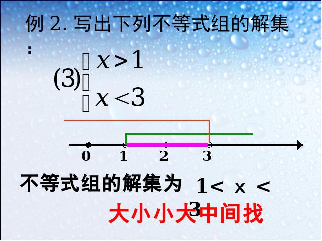 初一下册数学ppt《9.3一元一次不等式组》课件第10页