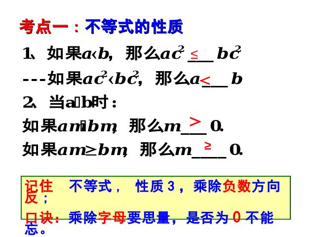 初一下册数学课件《不等式与不等式组小结复习题9》（数学第6页