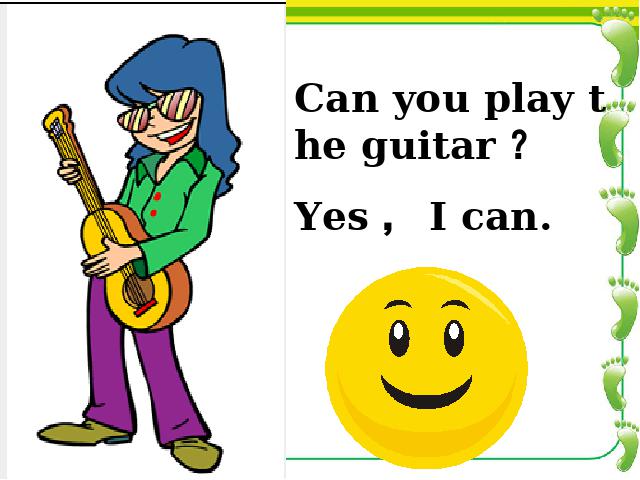 初一下册英语PEP《Unit1 Can you play the guitar》英语第10页
