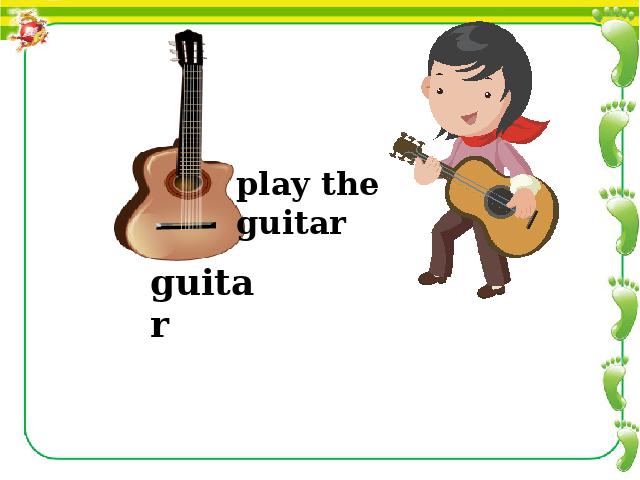 初一下册英语PEP《Unit1 Can you play the guitar》英语第2页