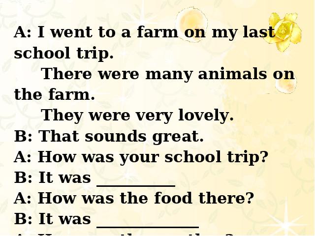 初一下册英语PEP《unit11 How was yourschool trip》()第8页