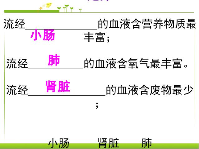 初一下册生物生物《4.4.3输送血液的泵-心脏》（）第8页