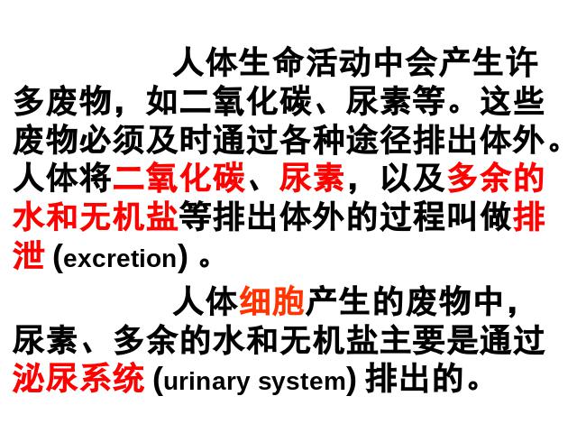 初一下册生物生物《4.5人体内废物的排出》第2页