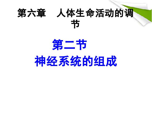 初一下册生物生物《4.6.2神经系统的组成》下载第1页