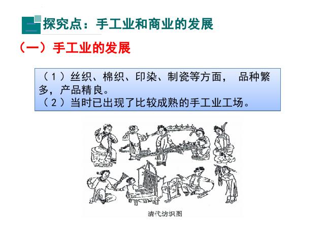 初一下册历史《第19课:清朝前期社会经济的发展》(历史）第10页