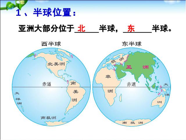 初一下册地理地理《亚洲6.1位置和范围》下载第9页