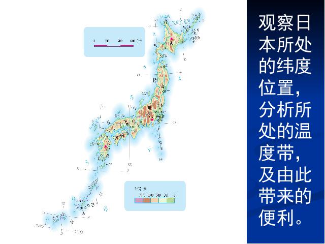 初一下册地理《7.1日本》地理第8页