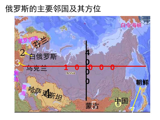 初一下册地理《7.4俄罗斯》地理第4页