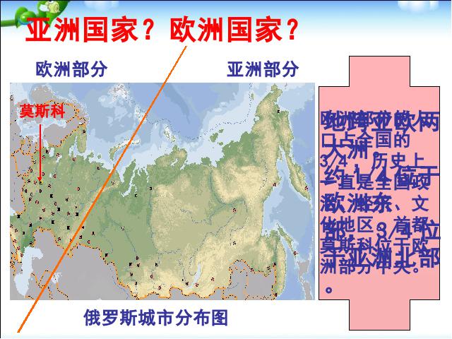 初一下册地理初中地理ppt《7.4俄罗斯》课件第9页