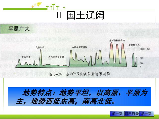 初一下册地理《7.4俄罗斯》地理第10页