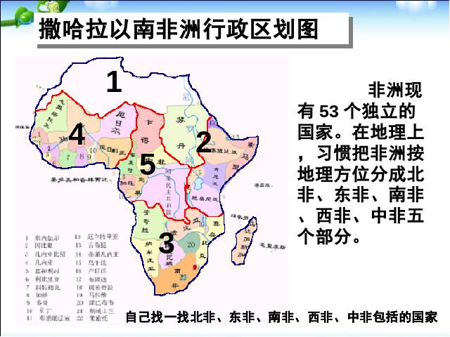 初一下册地理《8.3撒哈拉以南非洲》地理第10页