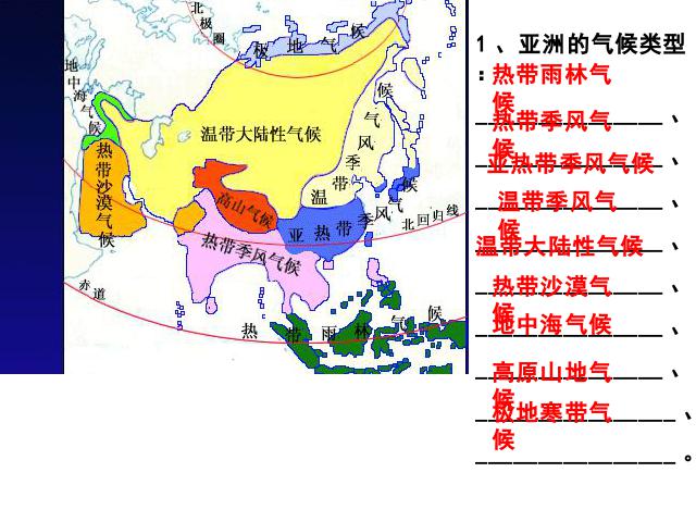 初一下册地理初一地理《期末总复习资料》ppt课件下载第9页