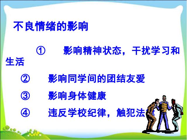 初一下册道德与法治道德与法治《4.2情绪的管理》第9页