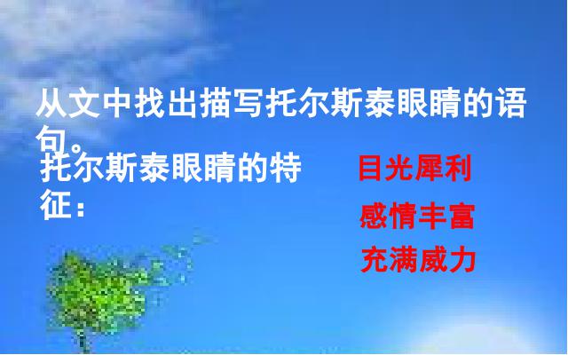 初二上册语文语文公开课《列夫托尔斯泰》第6页