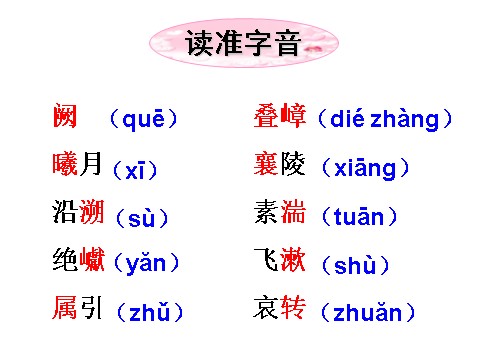 初二上册语文三峡1第8页