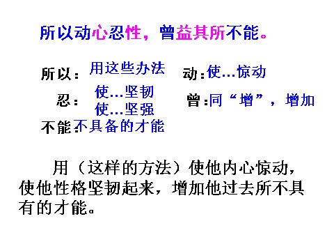 初二上册语文生于忧患，死于安乐 5第8页