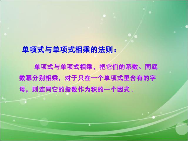 初二上册数学数学14.1整式的乘法上课下载第9页