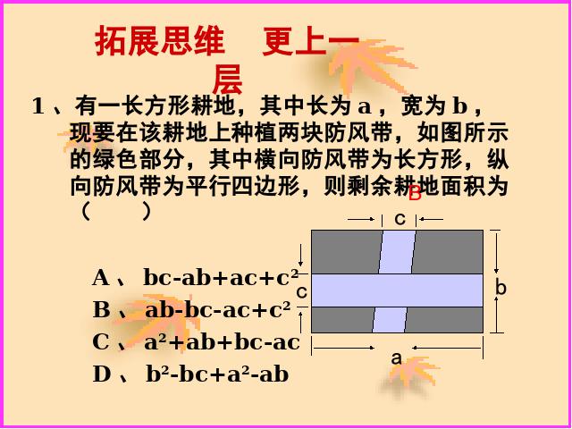 初二上册数学14.2乘法公式小结与复习数学公开课第7页