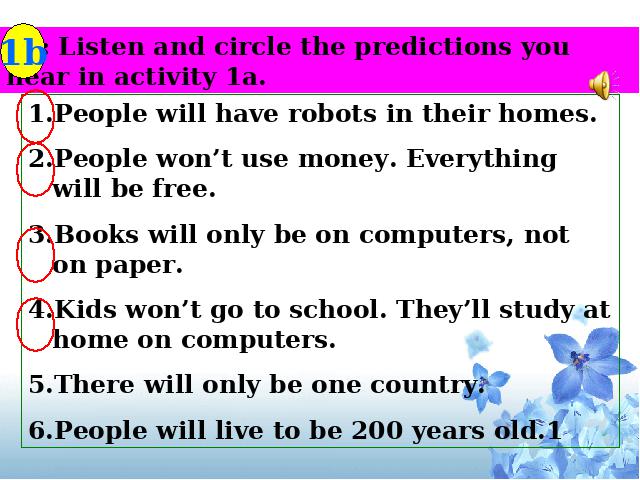 初二上册英语英语教研课pptUnit7 Will people have robots课件第10页