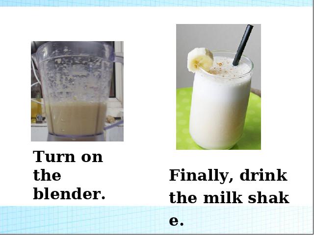 初二上册英语How do you make a banana milk shake Section A ppt第6页