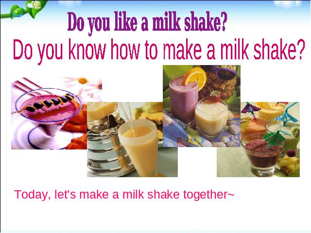 初二上册英语ppt Unit8 How do you make a banana milk shake 课件第2页