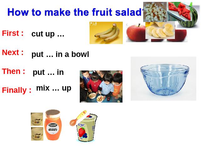 初二上册英语How do you make a banana milk shake复习课第10页