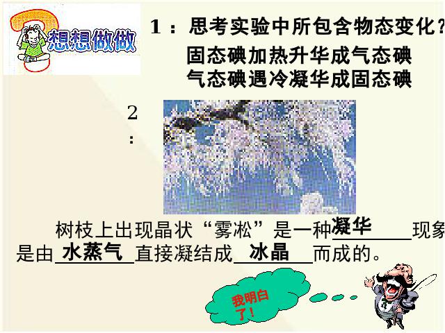 初二上册物理物理3.4升华和凝华教研课第9页