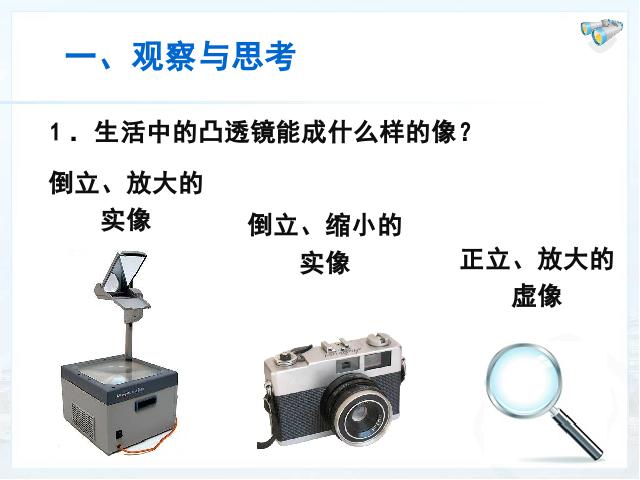 初二上册物理物理公开课ppt5.3凸透镜成像的规律课件第2页