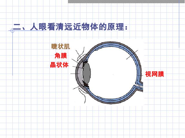 初二上册物理物理5.4眼睛和眼镜ppt比赛获奖教学课件第7页