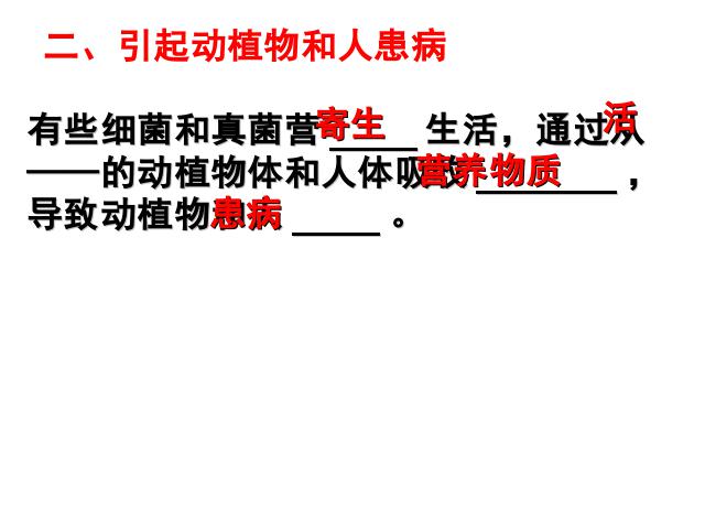 初二上册生物生物5.4.4细菌和真菌在自然界中的作用上课下载第6页