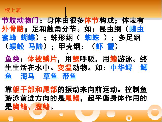 初二上册生物生物期末总复习资料ppt比赛获奖教学课件第4页