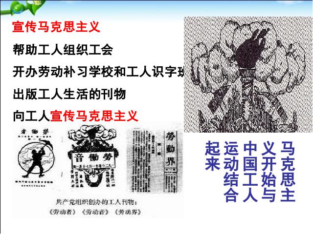 初二上册历史历史《中国共产党诞生》第6页