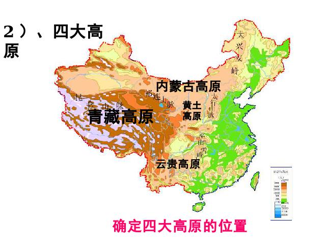 初二上册地理地理中国的自然环境第1节地形和地势优秀获奖第8页