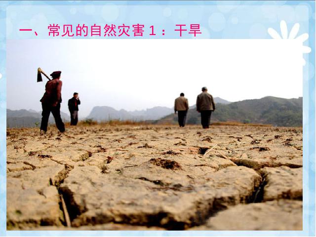 初二上册地理地理中国的自然环境第4节自然灾害第5页