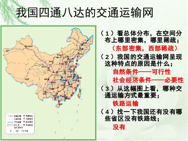 初二上册地理地理中国的经济发展交通运输ppt比赛获奖教学课件第2页